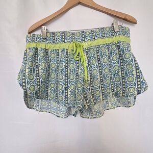 Olsenboye Athletic Fly Away Blue Green Shorts